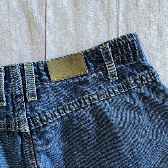 Vintage Lee Jeans Womens 8 Petite Blue High Rise Y2K Made In USA Straight Denim - Picture 12 of 16